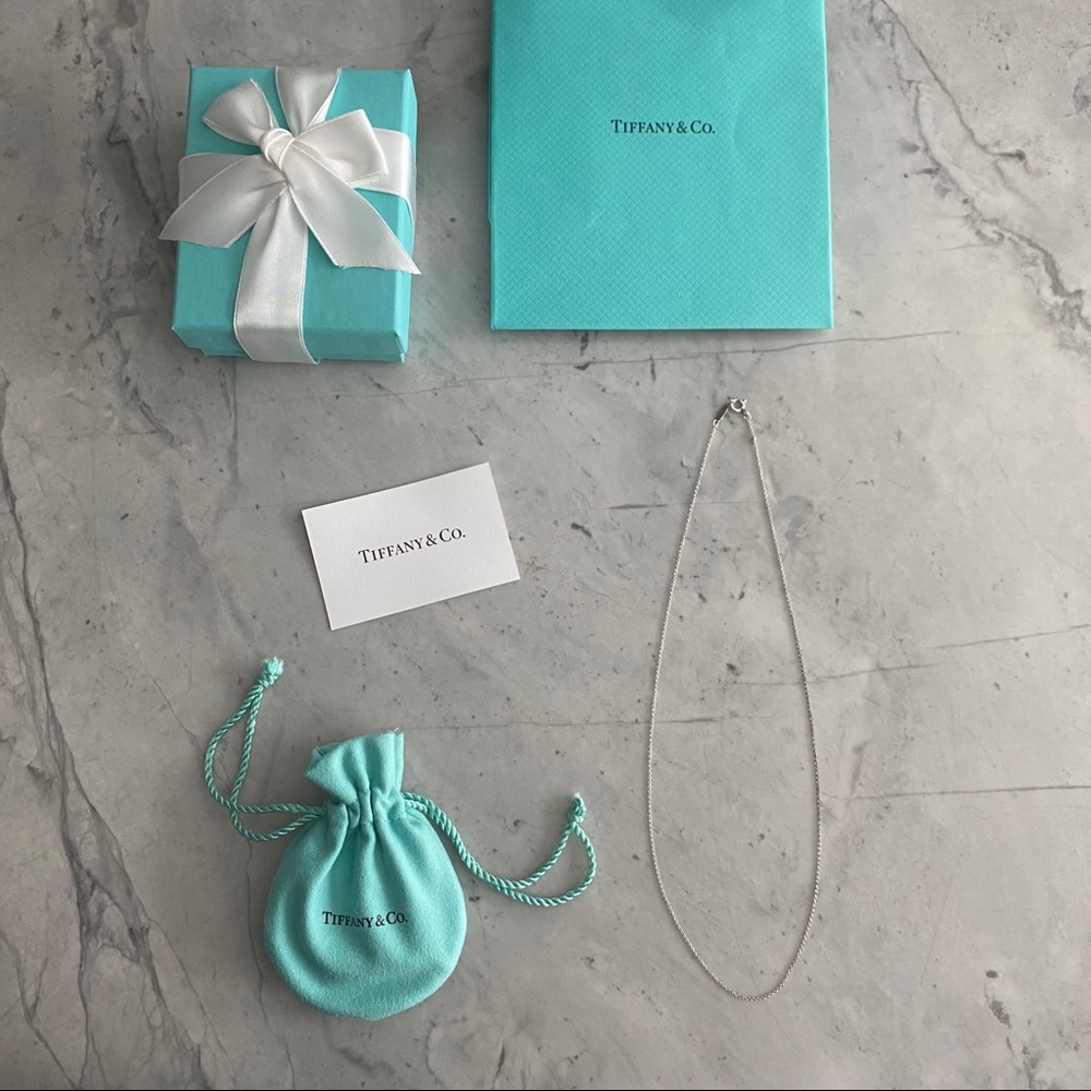 Tiffany & Co Sterling Silver Chain 18" Authentic